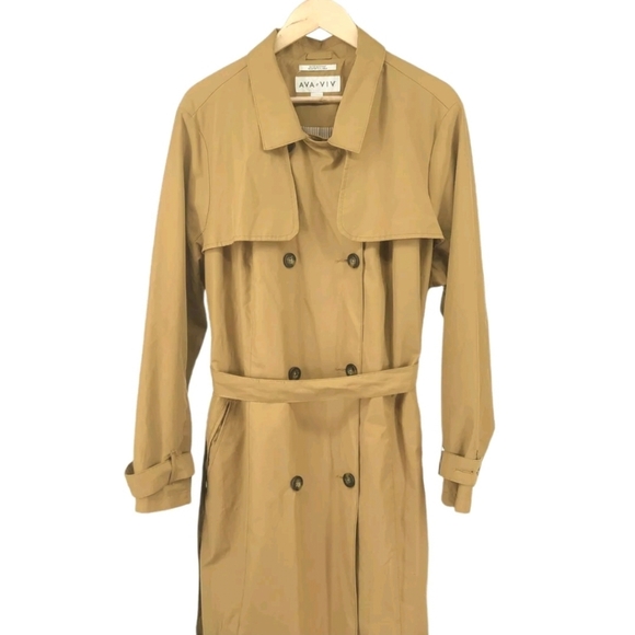 Ava Viv Trench Rain Coat 